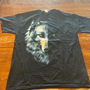 Fruit of the Loom Black Cotton T-Shirt